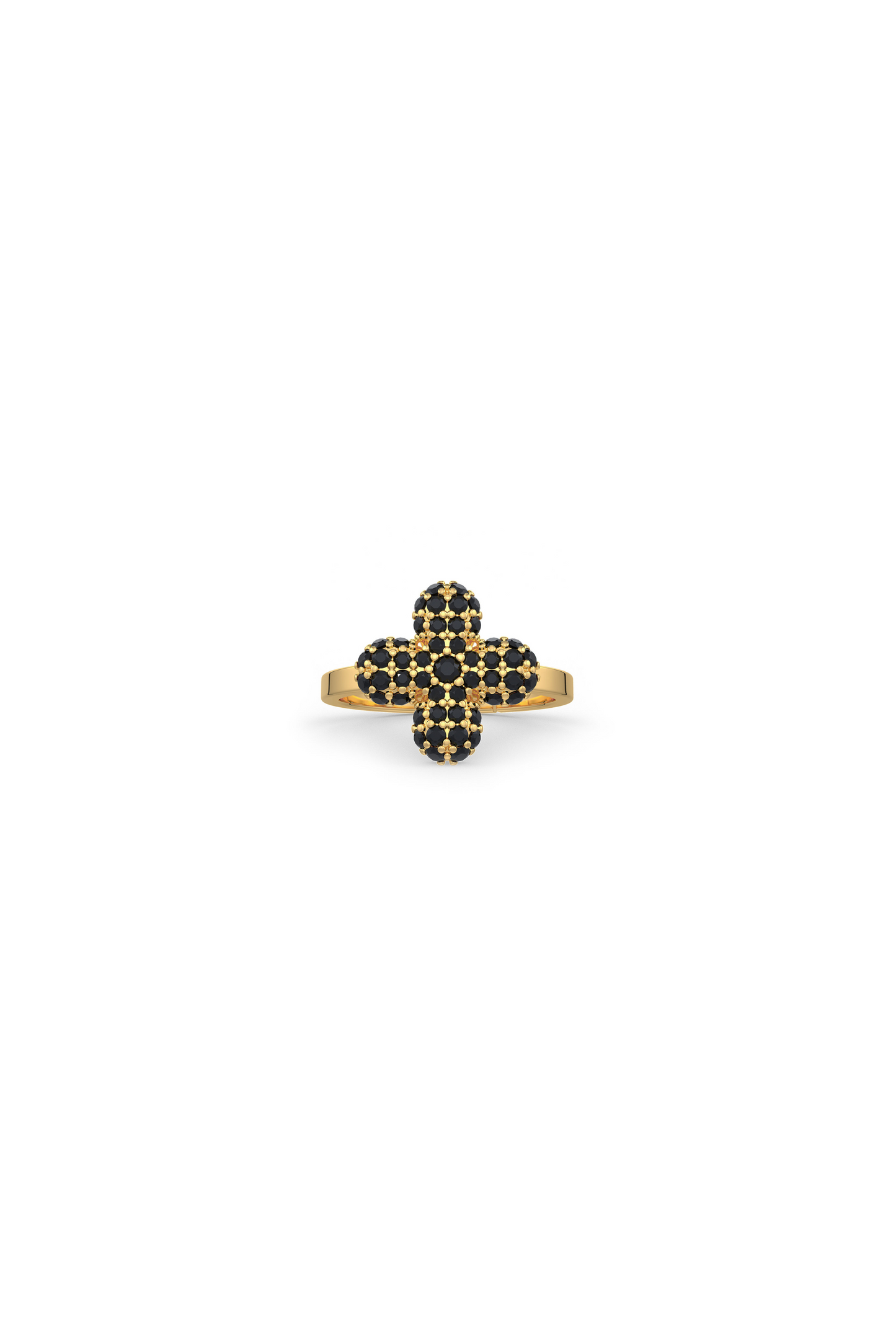 Bella Midi ring in black