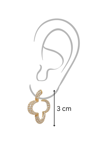 Mini Bella hoop earrings