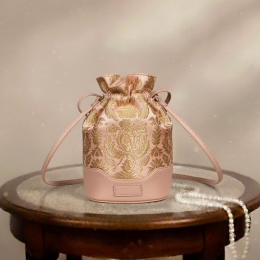 Rosewater Potli - Soft Blush Pink