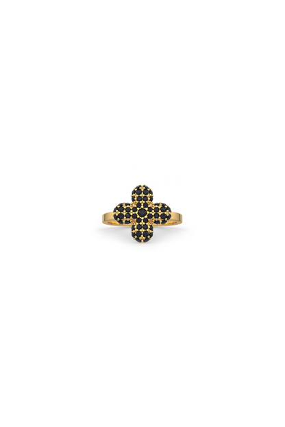 Bella Midi ring in black