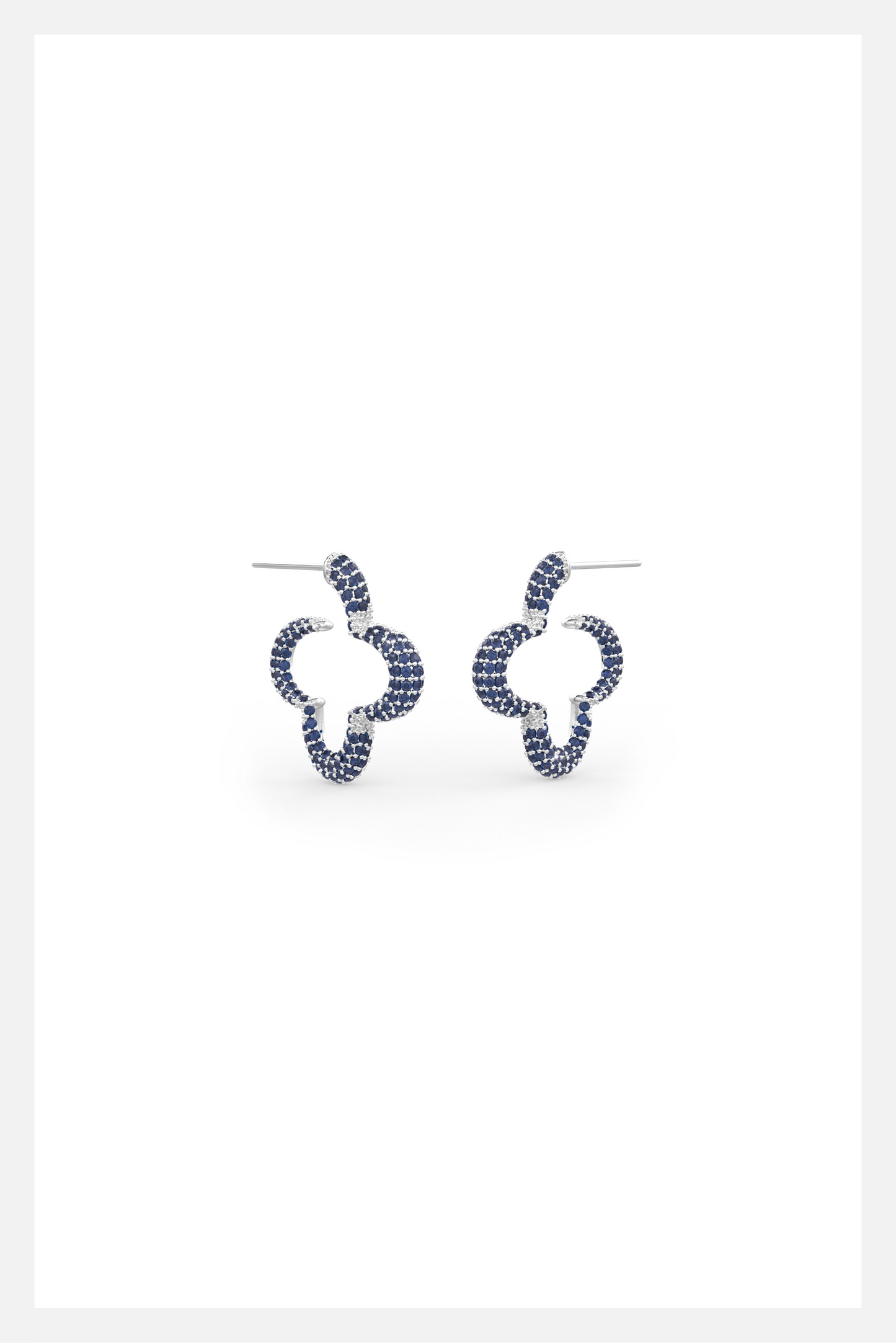 Mini Bella hoop earrings.